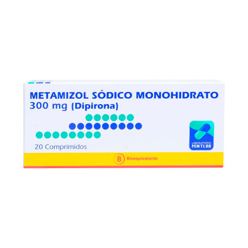 METAMIZOL SODICO MONOHIDRATO X20 COMPRIMIDOS DE 300 MG - Redfarma - Una ...