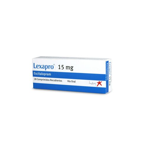 Lexapro X 28 Comprimidos Recubiertos De 15 Mg Redfarma Una Farmacia